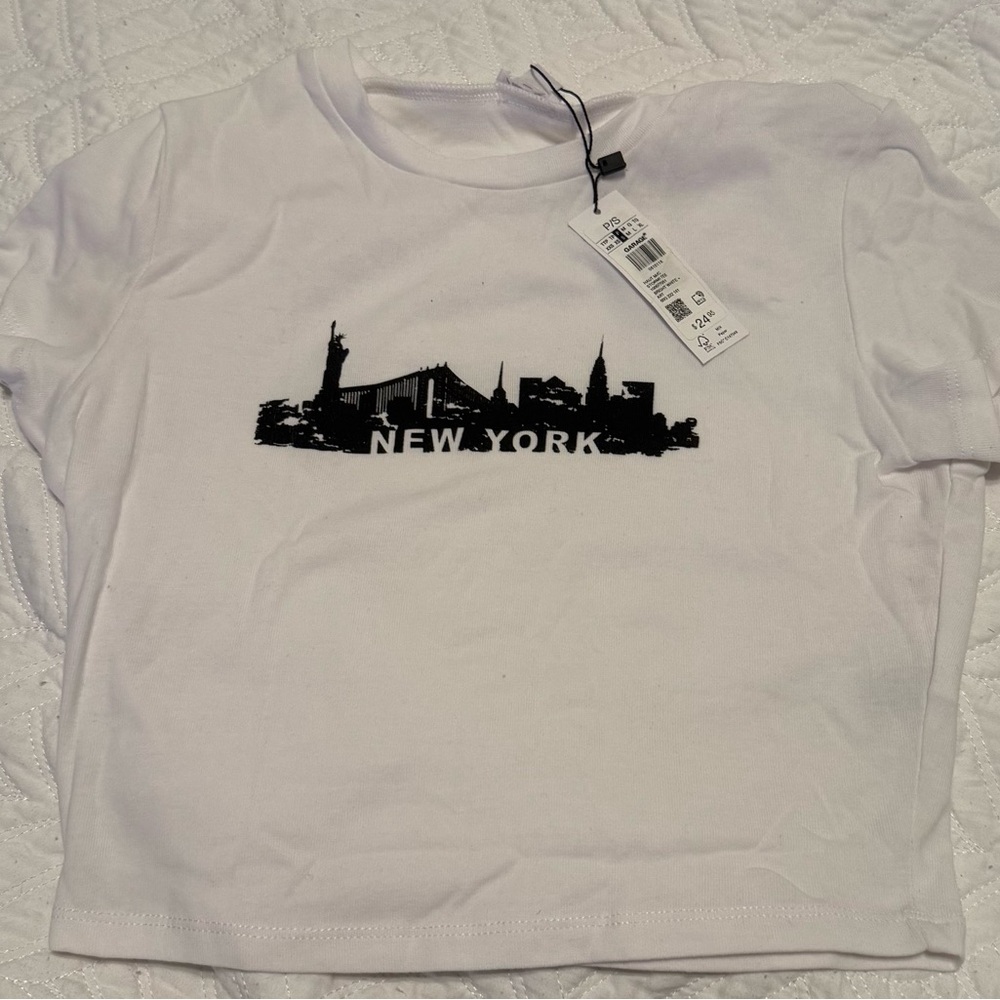 Garage cropped baby tee